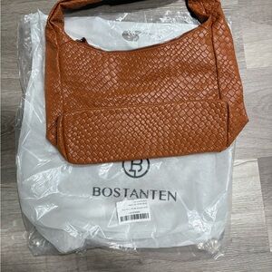 Women's Tan Woven Bag